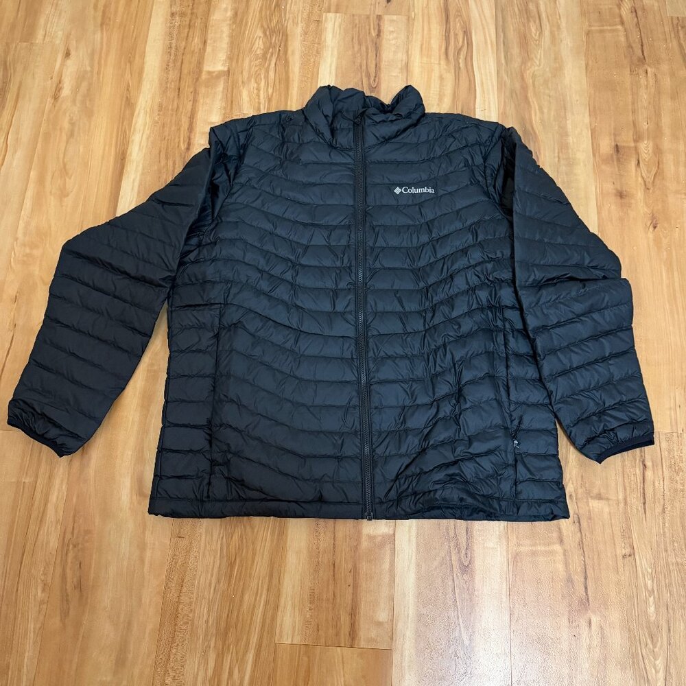 Columbia Westridge 650 Fill Down Jacket Men's Size XXL Black Water Resistant